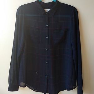 LOFT Ann Taylor Button Up- Size MP